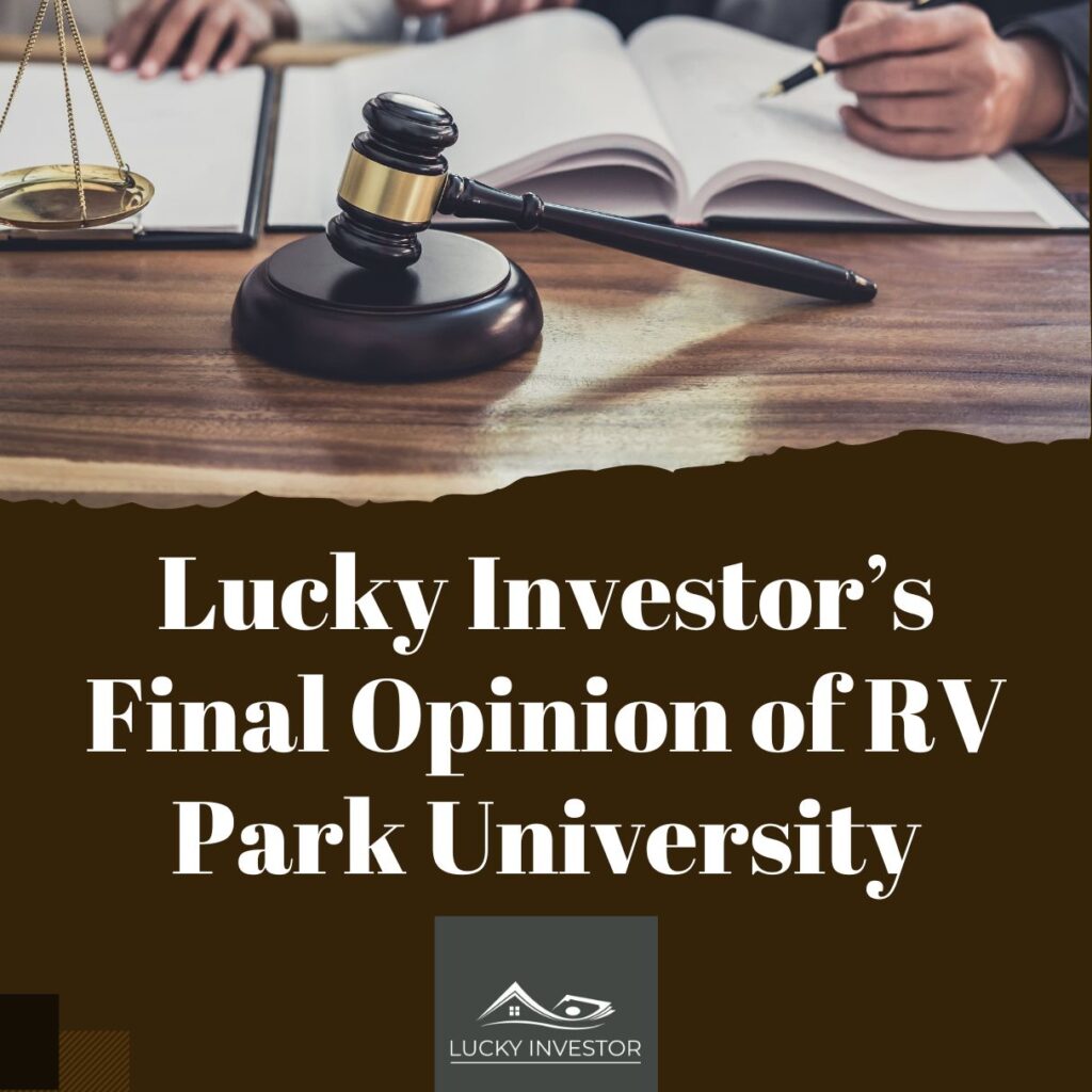 Are RV Parks Good Investments